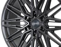 22x9.5 vossen hf6-5 matte gunmetal (hybrid forged) (deep concave) 6x5.5/139.7 20mm