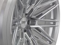 22x10 vossen hf6-5 silver polished (hybrid forged) (super deep concave) 6x135 -18mm