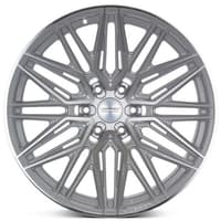 22x12 vossen hf6-5 silver polished (hybrid forged) (ultra deep concave) 6x5.5/139.7 -44mm