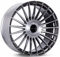 22x10.5 vossen hf-8 emc polished & brushed (hybrid forged) 5x112 15mm