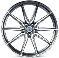 21x10.5 vossen hf-3 gloss graphite polished (hybrid forged) 5x112 42mm