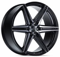 20x9.5 vossen hf6-2 gloss black w/ double tint (hybrid forged) (deep concave) 6x5.5/139.7 15mm