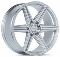 22x9.5 vossen hf6-2 silver machined (hybrid forged) (deep concave) 6x135 20mm