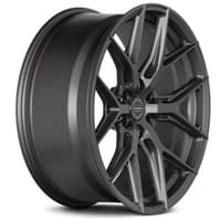 22x9.5 vossen hf6-4 matte gunmetal (hybrid forged) (deep concave) 6x5.5/139.7 30mm