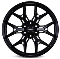 22x10 vossen hf6-4 satin black (hybrid forged) (super deep concave) 6x135 -18mm