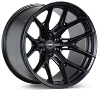 22x10 vossen hf6-4 satin black (hybrid forged) (super deep concave) 6x135 -18mm