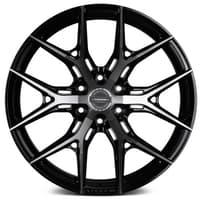 17x9 vossen hf6-4 gloss black tinted (6-lug) (hybrid forged) (super deep concave) 6x5.5/139.7 0mm