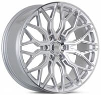 24x10 vossen hf6-3 silver machined (hybrid forged) (deep concave) 6x135 25mm