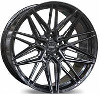 24x10 vossen hf-7 gloss black (hybrid forged) 5x112 5mm