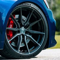 19x9.5 vossen hf-3 gloss black w/ double tint (hybrid forged) 5x4.5/114.3 40mm