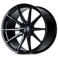 19x9.5 vossen hf-3 gloss black w/ double tint (hybrid forged) 5x4.5/114.3 40mm