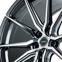 20x10.5 vossen hf-3 gloss graphite polished (hybrid forged) 5x112 30mm