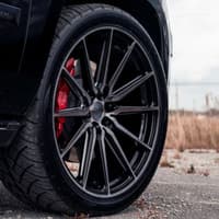 24x10 vossen hf6-1 gloss black w/ double tint (hybrid forged) (deep concave) 6x5.5/139.7 25mm