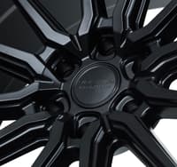 22x9.5 vossen hf6-1 satin black (hybrid forged) (deep concave) 6x135 20mm