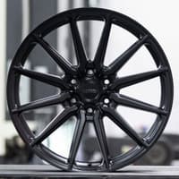 24x10 vossen hf6-1 satin black (hybrid forged) (deep concave) 6x5.5/139.7 25mm