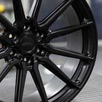 20x9.5 vossen hf6-1 satin black (hybrid forged) (flow formed) (deep concave) 6x5.5/139.7 15mm