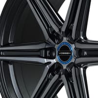 24x10 vossen hf6-2 tinted matte gunmetal (hybrid forged) (deep concave) 6x135 25mm