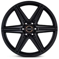 24x10 vossen hf6-2 satin black (hybrid forged) (deep concave) 6x135 25mm