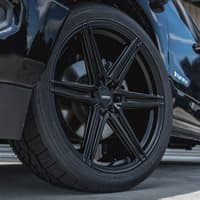 24x10 vossen hf6-2 satin black (hybrid forged) (deep concave) 6x5.5/139.7 25mm