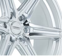 24x10 vossen hf6-2 silver machined (hybrid forged) (deep concave) 6x5.5/139.7 25mm