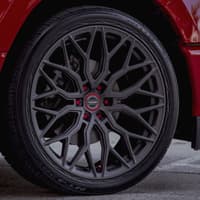 24x10 vossen hf6-3 matte gunmetal (hybrid forged) (deep concave) 6x135 25mm