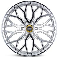 24x10 vossen hf6-3 silver machined (hybrid forged) (deep concave) 6x135 25mm