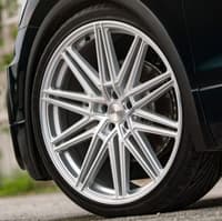 19x8.5 vossen cv10 silver machined 5x120 30mm