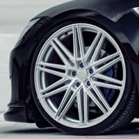 19x8.5 vossen cv10 silver machined 5x120 30mm