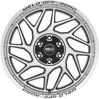20x10 weld off-road fulcrum w118 gloss black machined (rotary forged) 5x5/127 5x5.5/139.7 -18mm