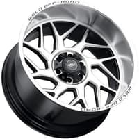 20x12 weld off-road fulcrum w118 gloss black machined (rotary forged) (* may require trimming) 5x5/127 5x5.5/139.7 -44mm