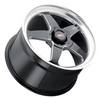 Weld Performance Ventura S104 Gloss Black Milled Machined