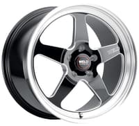 18x8 weld performance ventura s104 gloss black milled machined (rotary formed) 5x4.5/114.3 29mm