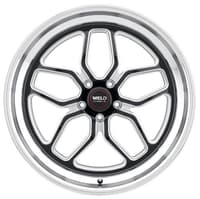 Weld Performance Laguna S107 Gloss Black Milled Machined