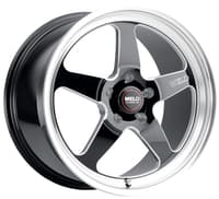 18x10 weld performance ventura drag s155 gloss black milled machined (rotary formed) 5x120 45mm