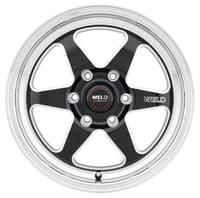 20x5 weld performance ventura 6 drag s156 gloss black milled machined (rotary formed) 6x5.5/139.7 -13mm