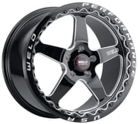 17x10 weld performance ventura beadlock s904 gloss black milled machined (rotary formed) 5x115 0mm