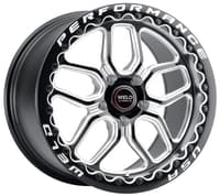 15x10 weld performance laguna drag beadlock s907 gloss black milled machined (rotary formed) 5x4.5/114.3 25mm