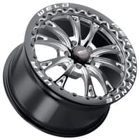 Weld Performance Belmont Drag Beadlock S908 Gloss Black Milled Machined
