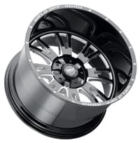 20x12 weld off-road slingblade w158 gloss black milled (rotary forged) (* may require trimming) 8x6.5/165 -44mm