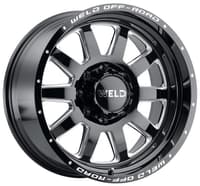 20x12 weld off-road stealth w102 gloss black milled (* may require trimming) (rotary forged) 5x5/127 5x5.5/139.7 -44mm