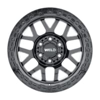 20x10 weld off-road cinch w105 gloss black milled (rotary forged) 8x6.5/165 -18mm