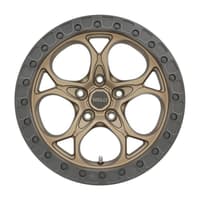 Weld Off-Road Ledge (5-Lug) W106 Satin Bronze w/ Satin Black Lip