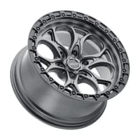 17x9 weld off-road ledge w107 satin gunmetal w/ satin black lip (6-lug) (rotary forged) 6x135 0mm