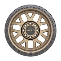 20x10 weld off-road cinch w115 satin bronze w/ satin black lip (rotary forged) 5x5/127 5x5.5/139.7 -18mm