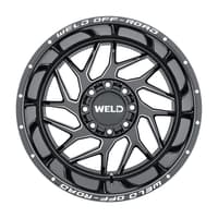 20x9 weld off-road fulcrum w117 gloss black milled (rotary forged) 5x5.5/139.7 5x5/127 0mm