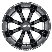 Weld Off-Road Granada (8 Lug) W125 Gloss Black Milled