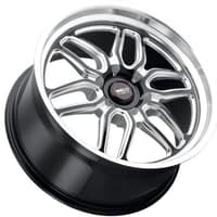 Weld Performance Laguna 6 S109 Gloss Black Milled Machined