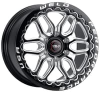 17x11 weld performance laguna 6 beadlock s903 gloss black milled machined (rotary formed) 6x5/127 36mm