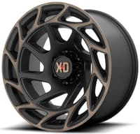(clearance - no returns) 22x12 xd series xd860 onslaught satin black w/ bronze tint (* may require trimming) 6x5.5/139.7 -44mm