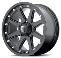 (clearance - no returns) 17x9 xd series xd798 addict matte black 6x4.5/114.3 18mm